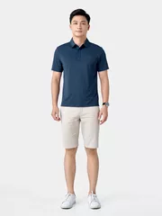 Áo Polo Nam 5S Fashion In Chữ Phom Regular APC24013