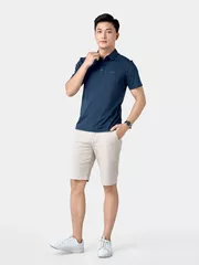 Áo Polo Nam 5S Fashion In Chữ Phom Regular APC24013