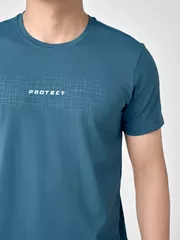 Áo Thun Nam Ngắn Tay 5S Fashion In Chữ Slimfit ATS24030