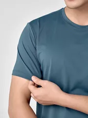 Áo Thun Nam Ngắn Tay 5S Fashion In Chữ Protect Slimfit ATS24011