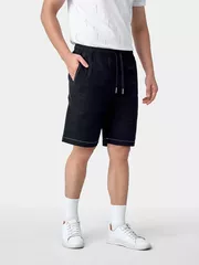 Quần Short Kaki Nam 5S Fashion Cạp Chun Phom Smart Fit QSK24011