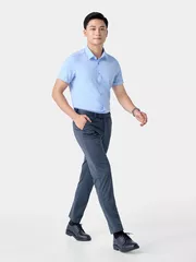 Áo Sơ Mi Nam Ngắn Tay 5S Fashion Họa Tiết Phom Slimfit ASC24046