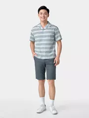 Áo Sơ Mi Nam Ngắn Tay 5S Fashion Họa Tiết Phom Casual ASC24080