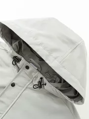 Áo Khoác Gió Nam Thể Thao 5S Fashion Kẻ Sọc Tay Slimfit AKG23020