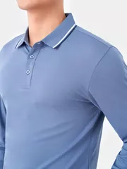 Áo Polo Dài Tay 5S Fashion Slimfit APD23001