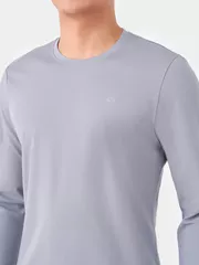 Áo Thun Nam Dài Tay Cổ Tròn 5S Fashion Regular Fit ATO23014