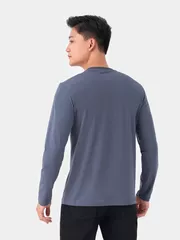Áo Thun Dài Tay Cổ Tròn 5S Fashion Slimfit ATO23001