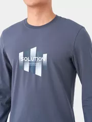 Áo Thun Dài Tay Cổ Tròn 5S Fashion Slimfit ATO23001