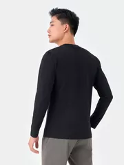 Áo Thun Dài Tay Cổ Tròn 5S Fashion Trơn Slimfit ATO23002