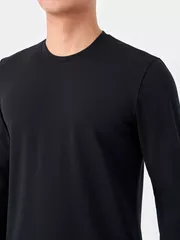 Áo Thun Dài Tay Cổ Tròn 5S Fashion Trơn Slimfit ATO23002