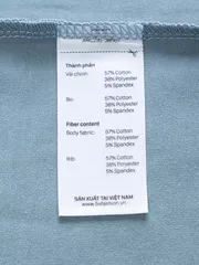 Áo Thun Dài Tay Cổ Tròn 5S Fashion Trơn Slimfit ATO23002