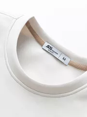 Áo Nỉ Cổ Tròn 5S Fashion In Nổi Slimfit ANO23016