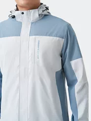 Áo Khoác Gió Lót Nỉ Phối Màu 5S Fashion Slimfit AKG23008