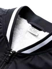 Áo Khoác Bomber Nam 2 Lớp Lót Lông 5S Fashion AKB23004