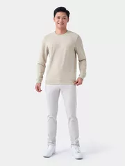 Áo Nỉ Cổ Tròn 5S Fashion Trơn Slimfit ANO23030