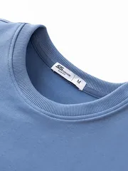 Áo Nỉ Cổ Tròn 5S Fashion Trơn Slimfit ANO23030