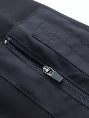 Áo Nỉ Cổ Tròn Tay Raglan Phối Túi Khóa 5S Fashion Regularfit ANO23002