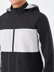 Áo khoác gió 2 lớp phối màu Slimfit 5S Fashion AKG23015