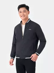 Áo Khoác Bomber Nam 2 Lớp Lót Lông 5S Fashion AKB23004