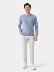 Áo Len Nam Trơn 5S Fashion Slim Fit ALO23005