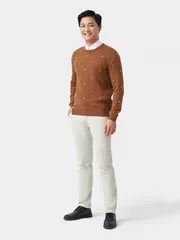 Áo Len Họa Tiết Tam Giác Nhỏ 5S Fashion Slim Fit ALO23006