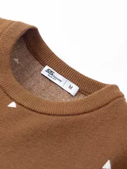 Áo Len Họa Tiết Tam Giác Nhỏ 5S Fashion Slim Fit ALO23006