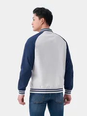 Áo Khoác Bomber Phối Màu 2 Lớp Lót Nỉ 5S Slimfit AKB23013