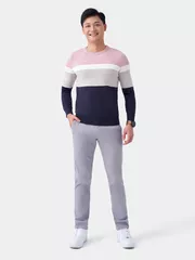 Áo len phối kẻ 5S Fashion ALO23002