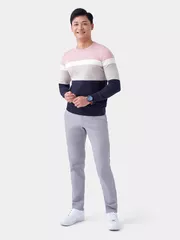 Áo len phối kẻ 5S Fashion ALO23002