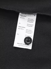 Áo Polo Dài Tay Phối Màu 5S Fashion Trơn APD23005