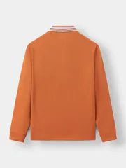 Áo Polo Dài Tay Cổ Phối Màu 5S Fashion Slim Fit APD23601