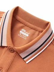 Áo Polo Dài Tay Cổ Phối Màu 5S Fashion Slim Fit APD23601