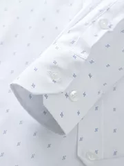 Áo Sơ Mi Nam Dài Tay 5S Fashion Họa Tiết Phom Slimfit ASM24218