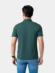 Áo Polo Nam Thể Thao 5S Fashion In Chữ Phom Slimfit APC24018
