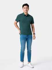 Áo Polo Nam Thể Thao 5S Fashion In Chữ Phom Slimfit APC24018
