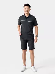 Áo Polo Nam 5S Fashion Premium In Kẻ Phom Regular APC24034