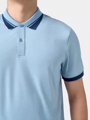 Áo Polo Nam Thể Thao 5S Fashion Bo Phối Màu Regular APC24005