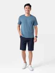 Áo Thun Nam Ngắn Tay Họa Tiết Phom Casual Fit ATS24006