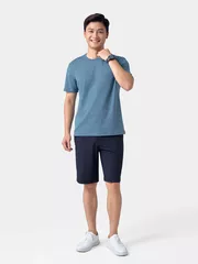 Áo Thun Nam Ngắn Tay Họa Tiết Phom Casual Fit ATS24006