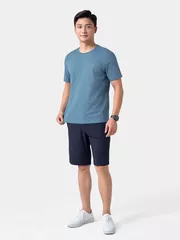 Áo Thun Nam Ngắn Tay Họa Tiết Phom Casual Fit ATS24006