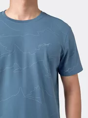 Áo Thun Nam Ngắn Tay Họa Tiết Phom Casual Fit ATS24006