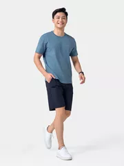 Áo Thun Nam Ngắn Tay Họa Tiết Phom Casual Fit ATS24006