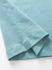 Áo Thun Nam Ngắn Tay 5S Fashion Cotton Phối In Ngang Ngực ATS24020