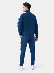 Bộ Quần Áo Nam Cổ Trụ Kéo Khóa Chất Nỉ 5S Fashion Can Phối BNK23001