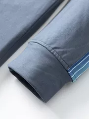 Bộ Quần Áo Nam Cổ Trụ Kéo Khóa Chất Nỉ 5S Fashion BNK23002