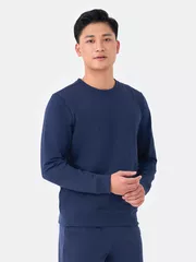 Bộ Nỉ Nam Dài Tay 5S Fashion Basic Phom Slimfit BNI23019