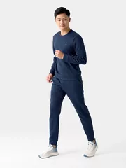 Bộ Quần Áo Nỉ Nam 5S Fashion Trơn Basic Slimfit BNI24001
