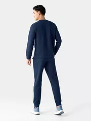 Bộ Quần Áo Nỉ Nam 5S Fashion Trơn Basic Slimfit BNI24001