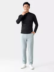 Áo Giữ Nhiệt Nam 5S Fashion Cổ 3 Phân Phom Body AGN24001 