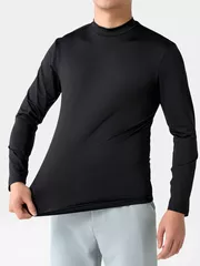 Áo Giữ Nhiệt Nam 5S Fashion Cổ 3 Phân Phom Body AGN24001 